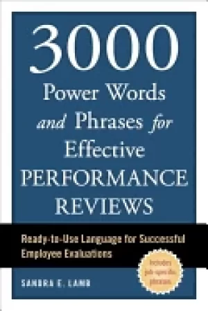 Image of 3000 power words and phrases for effective performance reviews ready to use