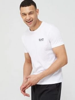 Image of Emporio Armani EA7 Core ID Logo T-Shirt White Size 2XL Men