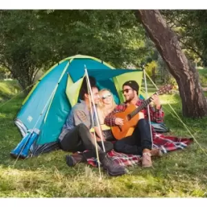 Image of Tent Cool Ground 3 Blue and Yellow - Multicolour - Pavillo