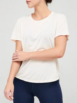 Image of Nike The One Dri-Fit T-Shirt - Off White, Off White Size M Women
