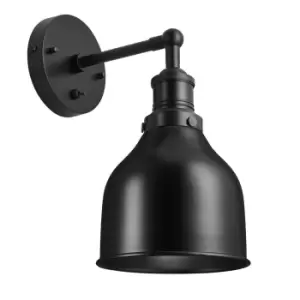 Image of Industville Brooklyn 7" Cone Wall Light / Black and Copper Holder