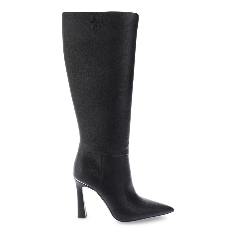 Image of DKNY Carmel Tall Boots Black female UK 5
