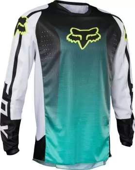Image of FOX 180 Leed Motocross Jersey, turquoise, Size 2XL, turquoise, Size 2XL
