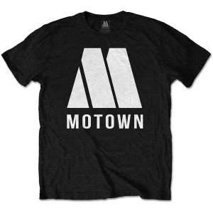 Image of Motown Records - M Logo Unisex Large T-Shirt - Black