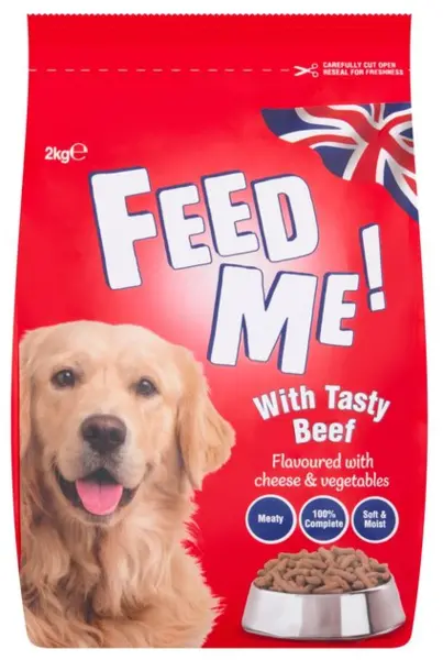 HiLife Feed Me Beef and Cheese Dog Food 2kg