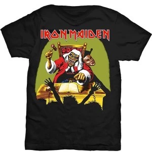 Image of Iron Maiden - Deaf Sentence Unisex Large T-Shirt - Black
