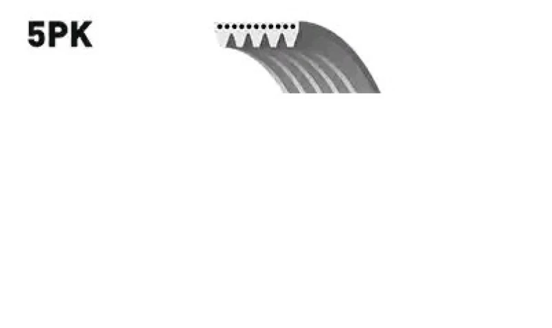 Image of GATES 5PK1390 V-ribbed belt V-Ribbed Belts (305)
