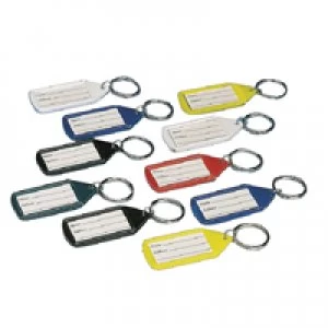 Image of Stephens Assorted Tabbies Keyrings Pack of 10 RS046257