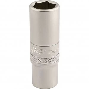 Image of Draper 3/8" Drive Satin Finish Deep Hexagon Socket Metric 3/8" 15mm