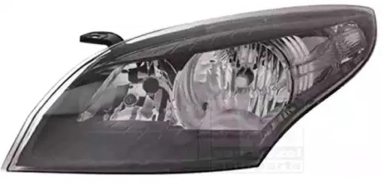 Image of VAN WEZEL 4381963 Headlights H7/H7, Left, with motor for headlamp levelling Headlight (259)