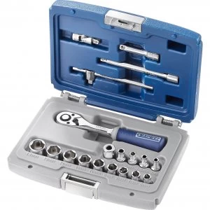 Image of Expert by Facom 19 Piece 1/4" Drive Hex Socket Set Metric 1/4"