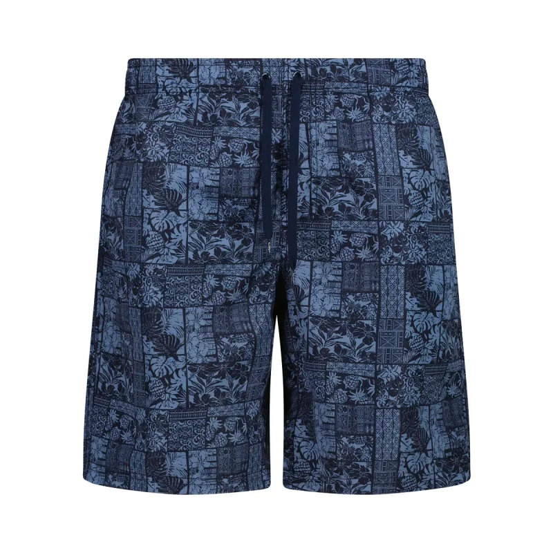 Image of CMP Summer Printed Swim Shorts CMP Bleu Male S