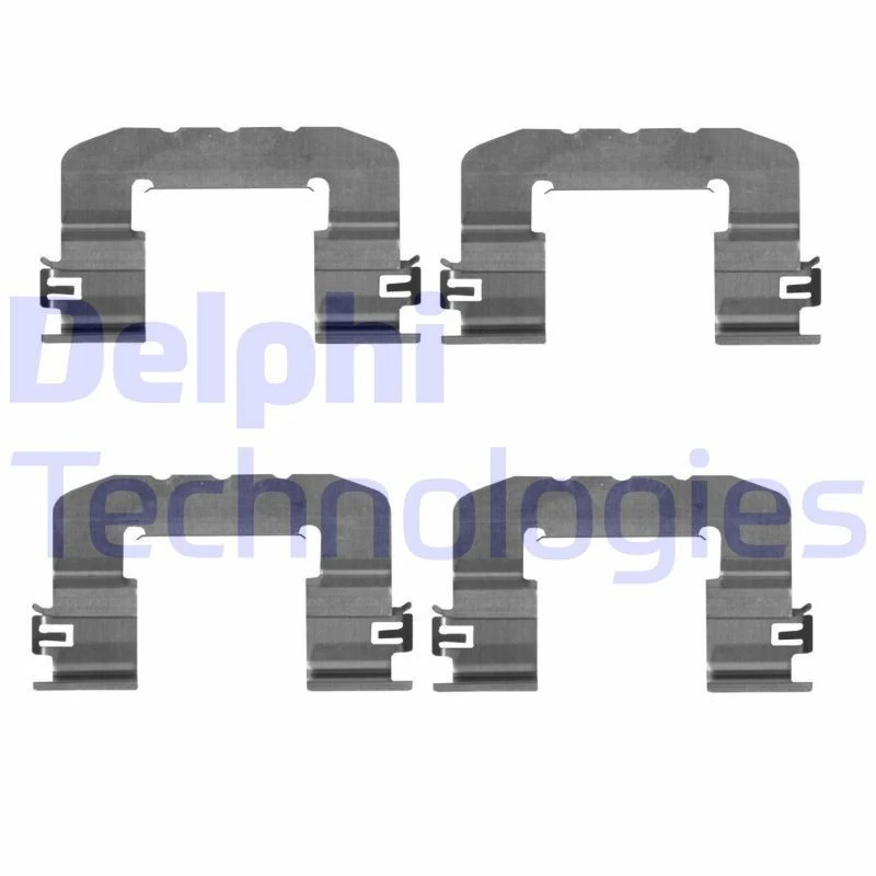 Image of DELPHI Brake pad fitting kit DELPHI LX0725