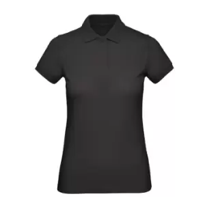 B&C Womens/Ladies Inspire Polo (XL) (Jet Black)