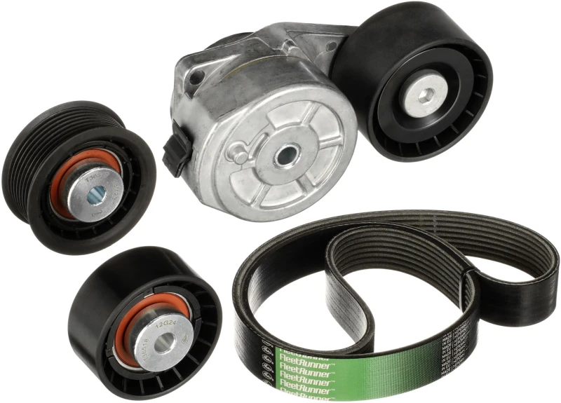 Image of GATES K018PK2135HD V-ribbed belt set FleetRunner Micro-V V-Ribbed Belt Set (542)
