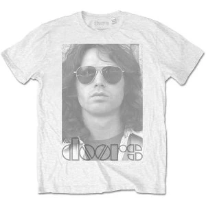 Image of The Doors - Aviators Unisex Large T-Shirt - White