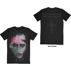 Image of Marilyn Manson - We Are Chaos Unisex Large T-Shirt - Black