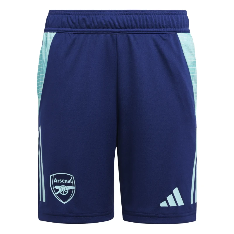 Image of adidas Arsenal Tiro 24 Training Shorts 2024 2025 Juniors - Blue Blue 13 - 14 Years