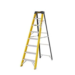 Image of GPC CLIMB-IT GLASS FIBRE SWINGBACK STEP 7 Treads Tool Tray
