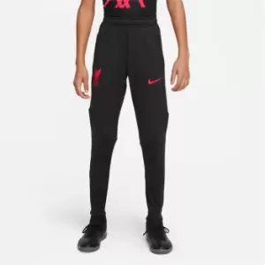 image of Nike Liverpool Dri-Fit Strike Pants Juniors - Black