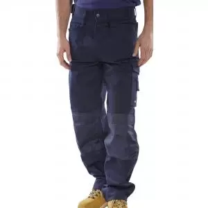 Image of Beeswift Premium Multi Purpose Trousers Navy Blue 40T CPMPTN40T