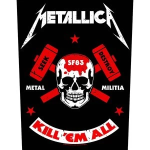 image of Metallica - Metal Militia Back Patch