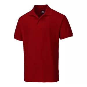 Portwest Naples Polo Shirt Maroon S