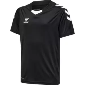 Image of Hummel Xk Poly Jersey S/S Kids - Black