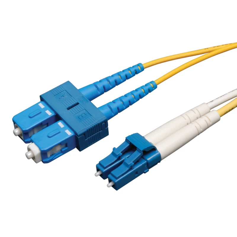 Image of Tripp Lite Duplex Singlemode 8.3/125 Fiber Patch Cable (LC/SC). 2M