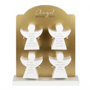 Image of Angel Block Sign [Display of 16]