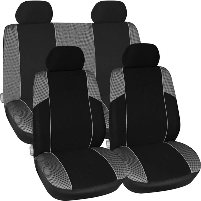 Image of Streetwize Arizona Seat Cover Set -Black/Grey Black One Size