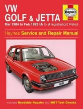 Image of Vw Golf and Jetta Service and Repair Manual by I. M Coomber and Christopher Rogers Paperback