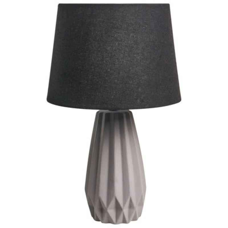 Image of Beliani Table Lamp Montagua Ceramic Grey