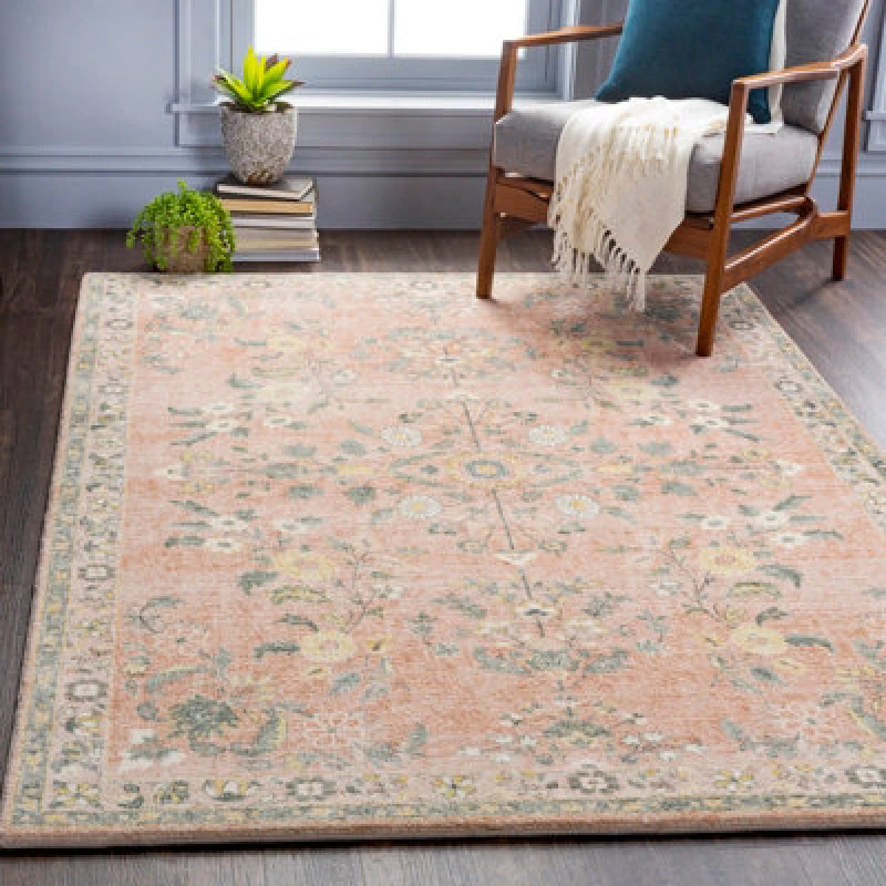 Image of Livabliss Vintage Oriental Boho Butter Ileana Area Rug 160 X 230 Cm - Easy Care, Non Shedding, Ideal For Living Room & Bedroom