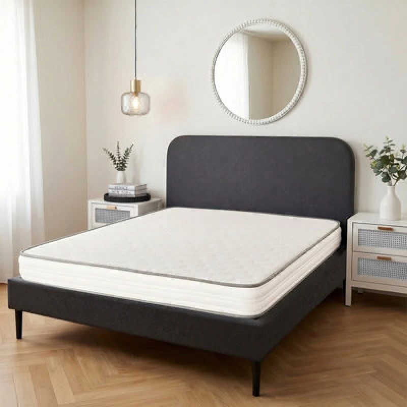 Image of OHS OHS Memory Foam Mattress Extra Comfort Springs in White Size: King White King Unisex 5027434157365