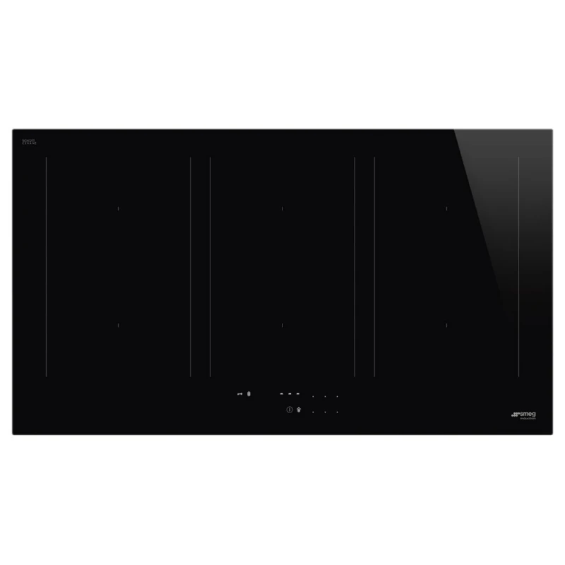 Image of Smeg SIM3964D 90cm 6 Zone Multizone Induction Hob - BLACK SIM3964D