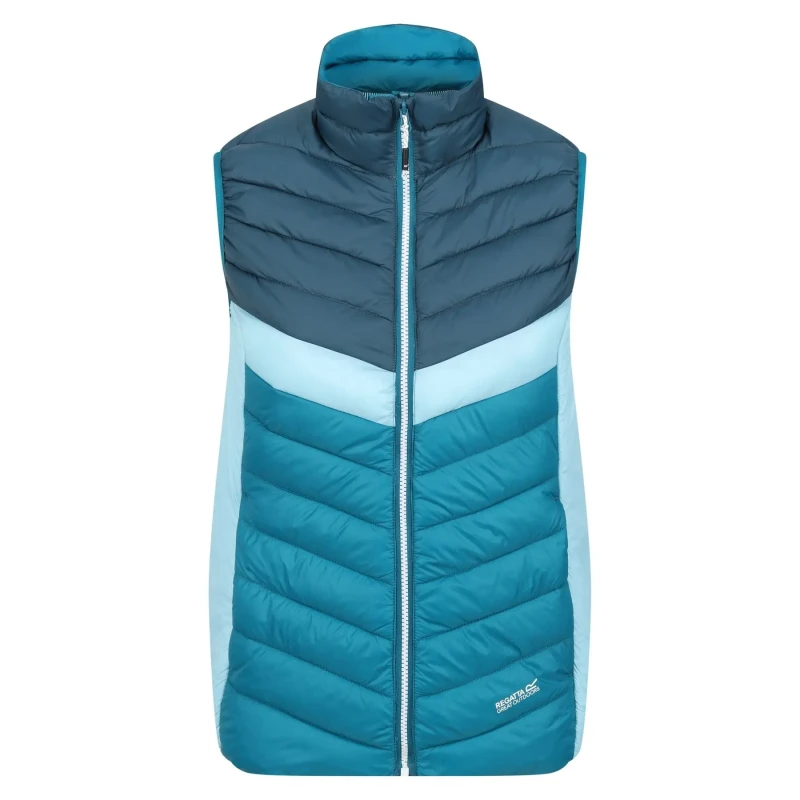 Image of Womens sleeveless jacket Regatta Harrock II Bleu Female 40