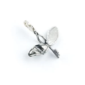 Image of Sterling Silver Flying Key with broken wing Clip on Charm
