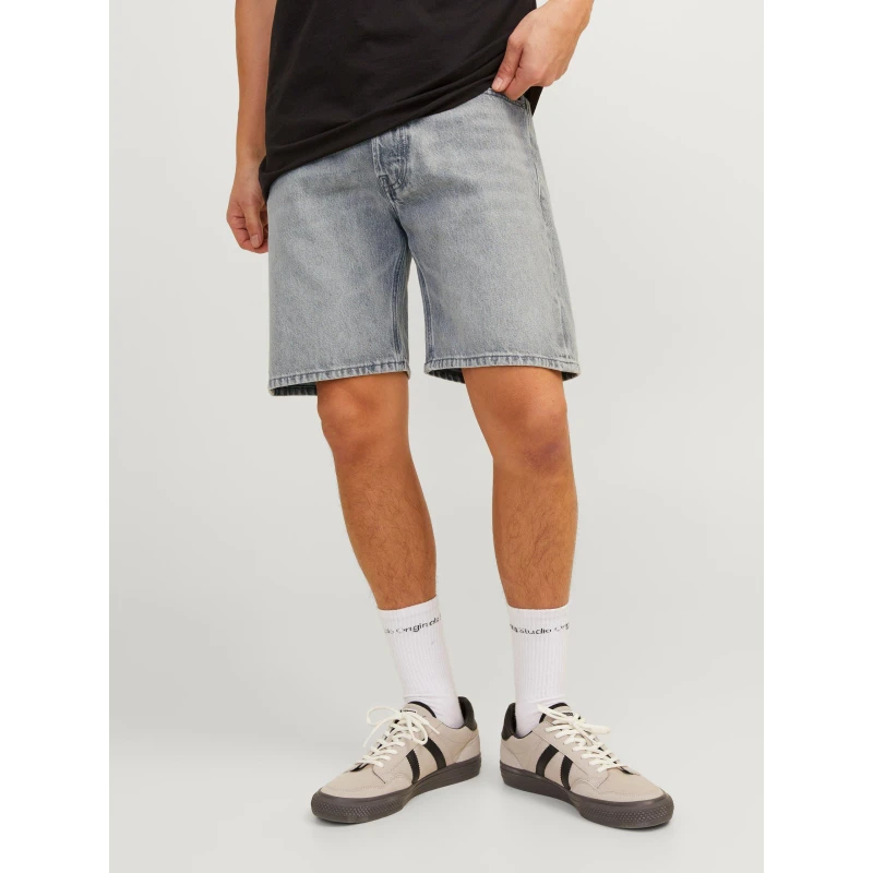 Image of Jack and Jones Cooper 020 Denim Shorts - Grey Grey S