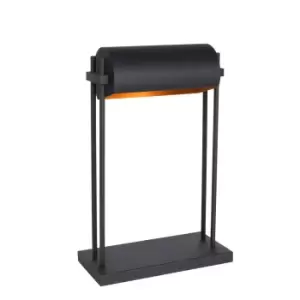 Image of Elias Modern Table Lamp - 1xE27 - Black