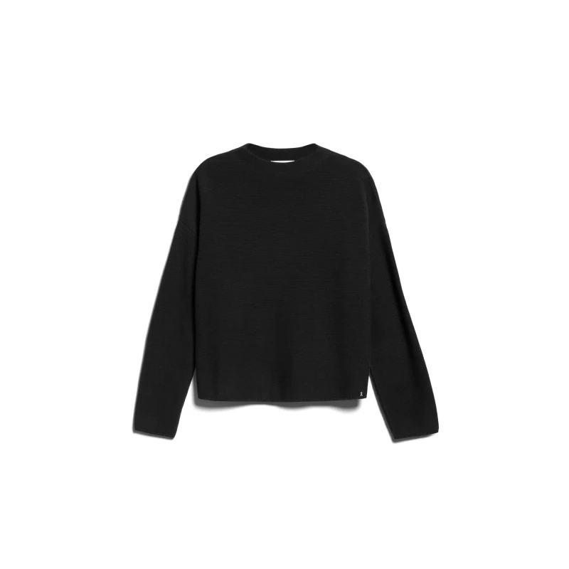 Image of ARMEDANGELS Woman sweater ARMEDANGELS Merinaa Links Links Noir Female L