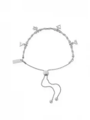 image of ChloBo Chlobo Multi Charm Element Adjustment Bracelet, Silver, Women