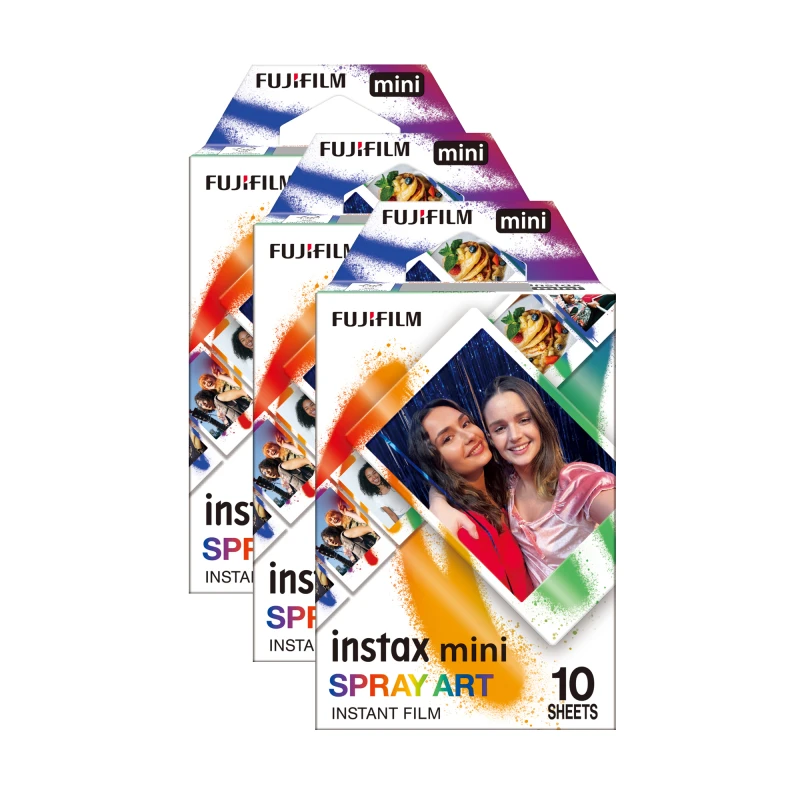 Image of Fujifilm Instax Mini Spray Art Deco Photo Film - Pack of 30