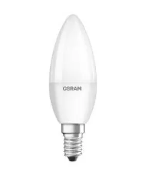 Image of Osram 40W E14 SES LED Heat Sink Frosted Candle Light Bulb - Warm White