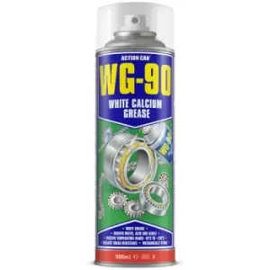 image of Action Can WG-90 White Calcium Grease Gearbox Lubricant Spray 500ml