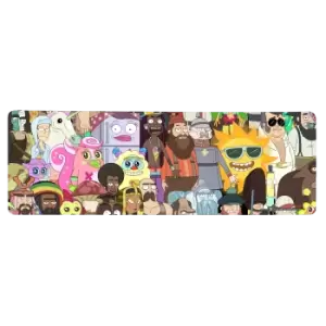 Image of Rick and Morty Parasites Gaming Mouse Mat - Medium