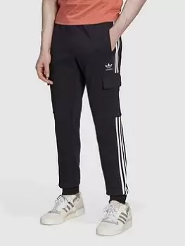 image of adidas Originals 3 Stripe Cargo Pants - Black Size XS Men