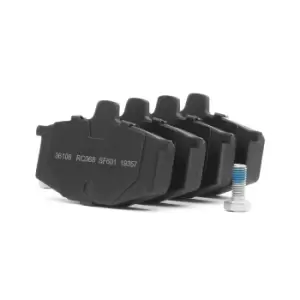 Image of A.B.S. Brake pad set without integrated wear sensor 36108 Brake pads,Brake pad set, disc brake RENAULT,4 (112_),5 (122_),4 Kasten (R21_, R23_)