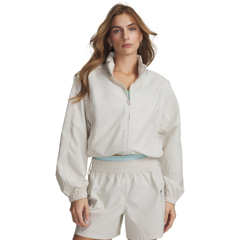 Image of Under Armour Womens Hike UPF Long Sleeve Performance T-Shirt Summit White female 10 (S)