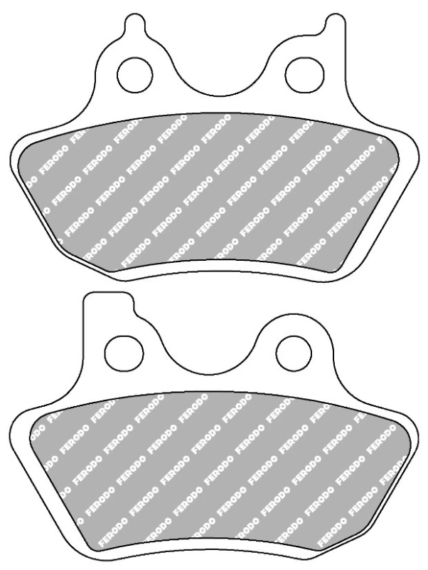 Image of FERODO FDB2097P Brake pad set Rear Axle Brake Pad Set,disc brake (402)